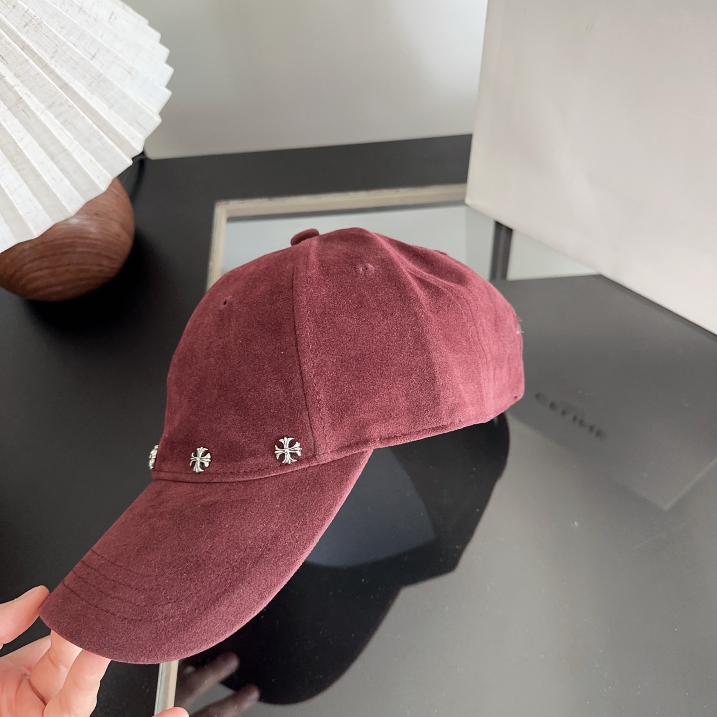 Chrome Hearts 克罗心💓早秋新款韩版时尚复古洗水棒球帽🧢鸭舌帽