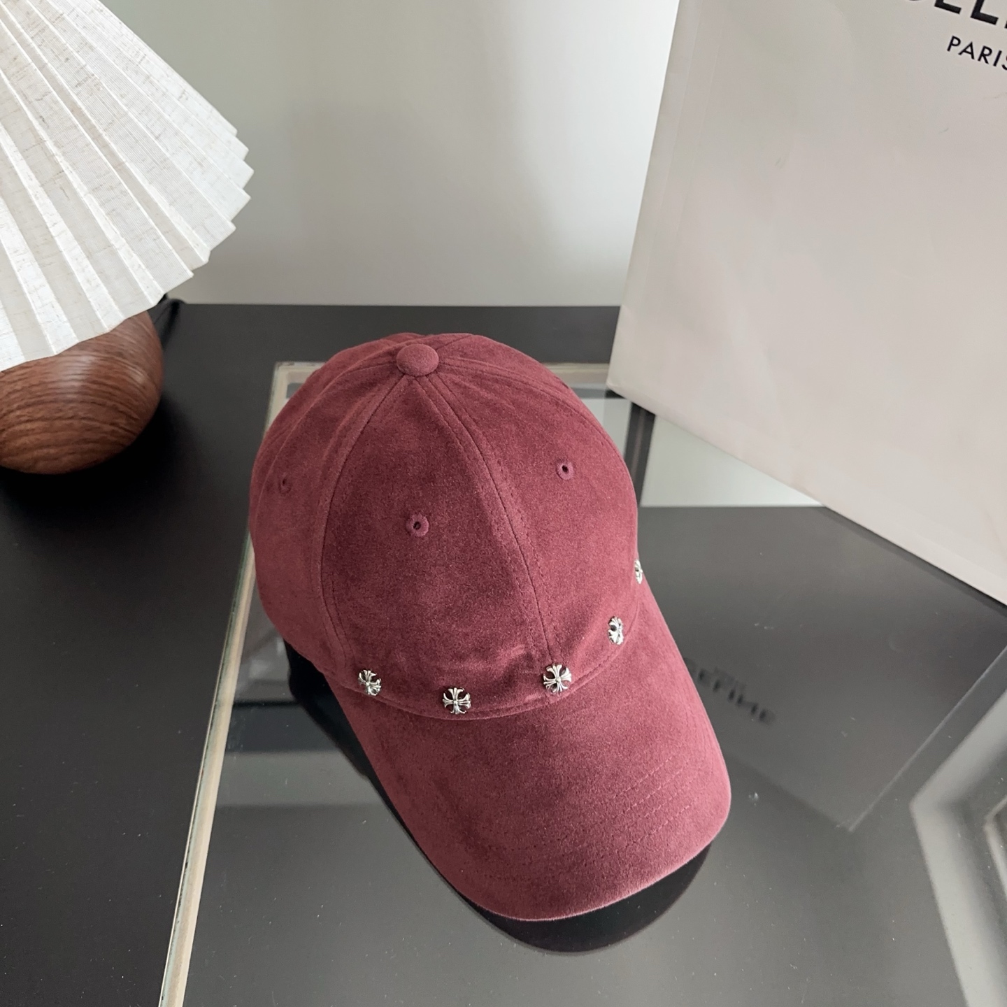Chrome Hearts 克罗心💓早秋新款韩版时尚复古洗水棒球帽🧢鸭舌帽