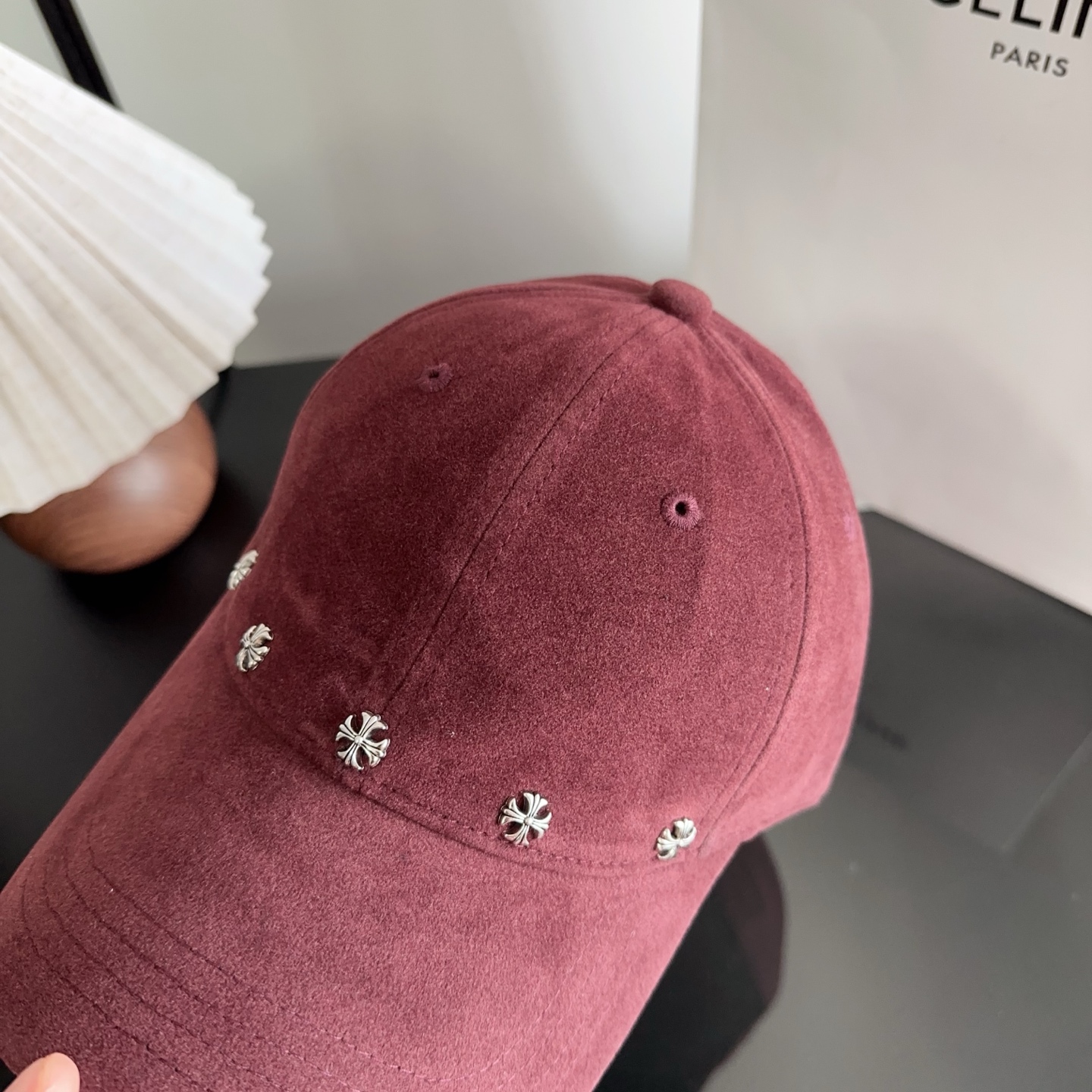 Chrome Hearts 克罗心💓早秋新款韩版时尚复古洗水棒球帽🧢鸭舌帽