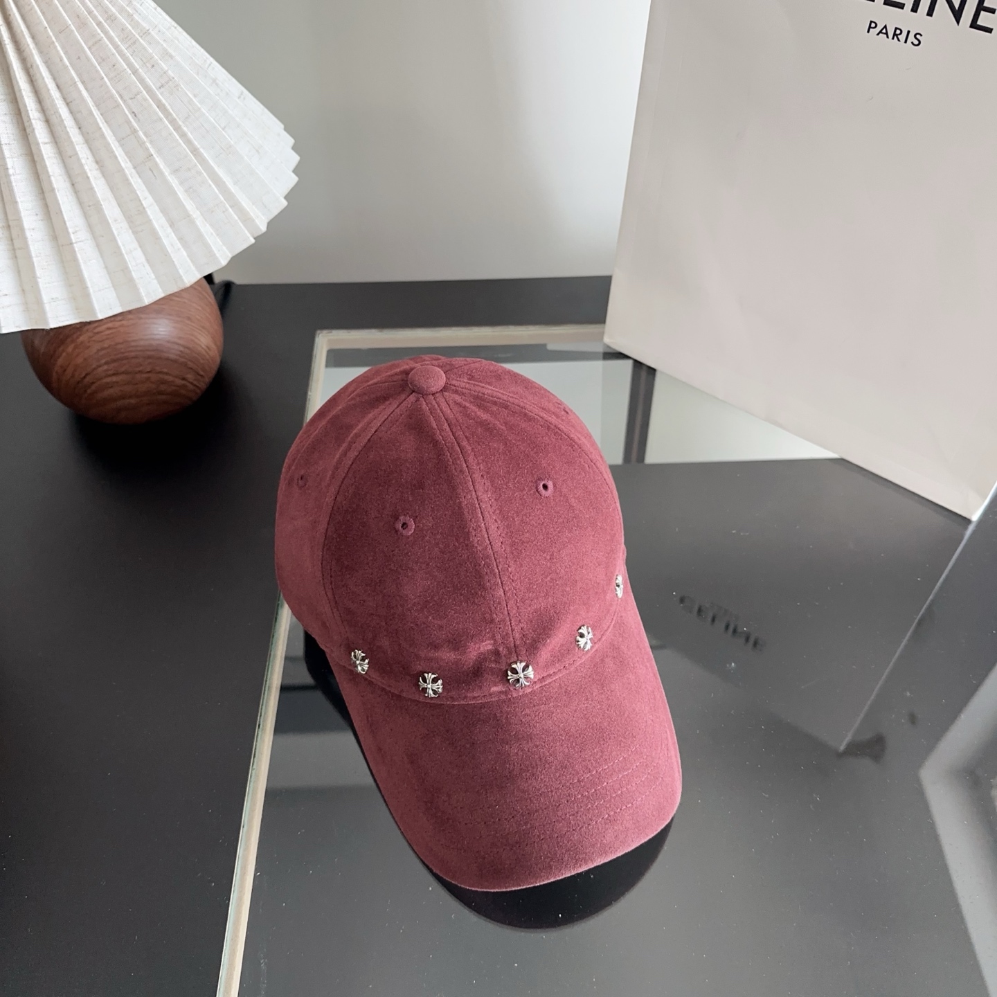 Chrome Hearts 克罗心💓早秋新款韩版时尚复古洗水棒球帽🧢鸭舌帽