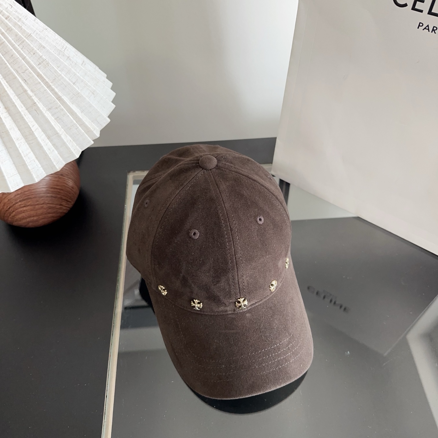 Chrome Hearts 克罗心💓早秋新款韩版时尚复古洗水棒球帽🧢鸭舌帽