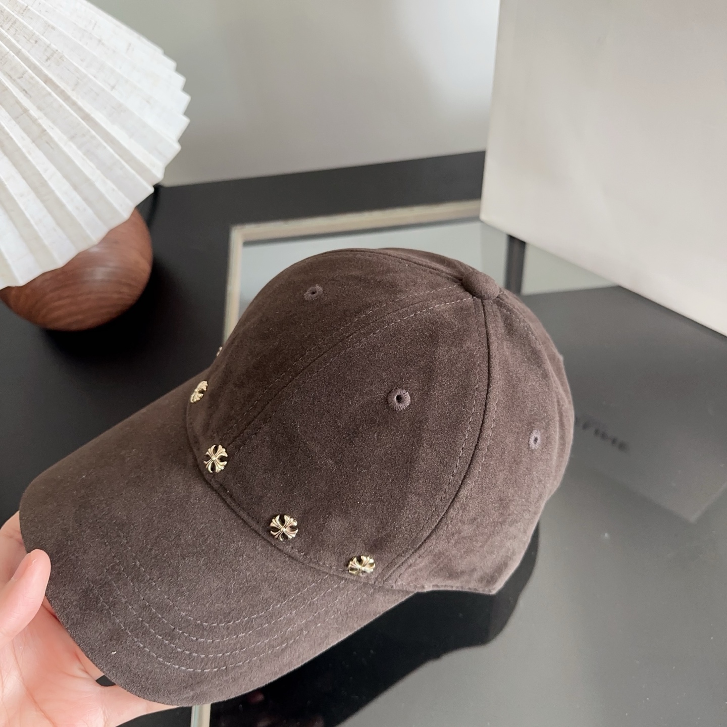 Chrome Hearts 克罗心💓早秋新款韩版时尚复古洗水棒球帽🧢鸭舌帽