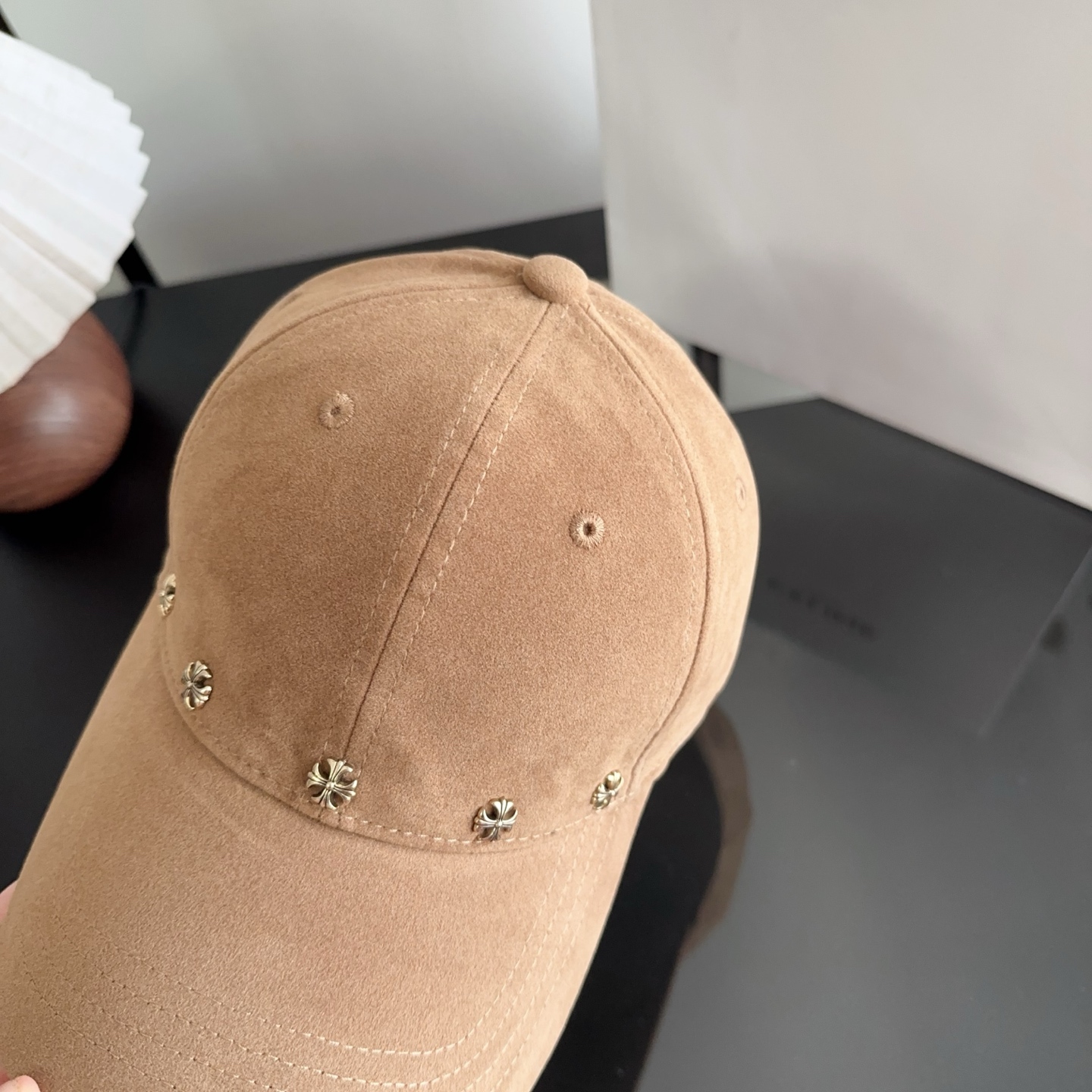 Chrome Hearts 克罗心💓早秋新款韩版时尚复古洗水棒球帽🧢鸭舌帽