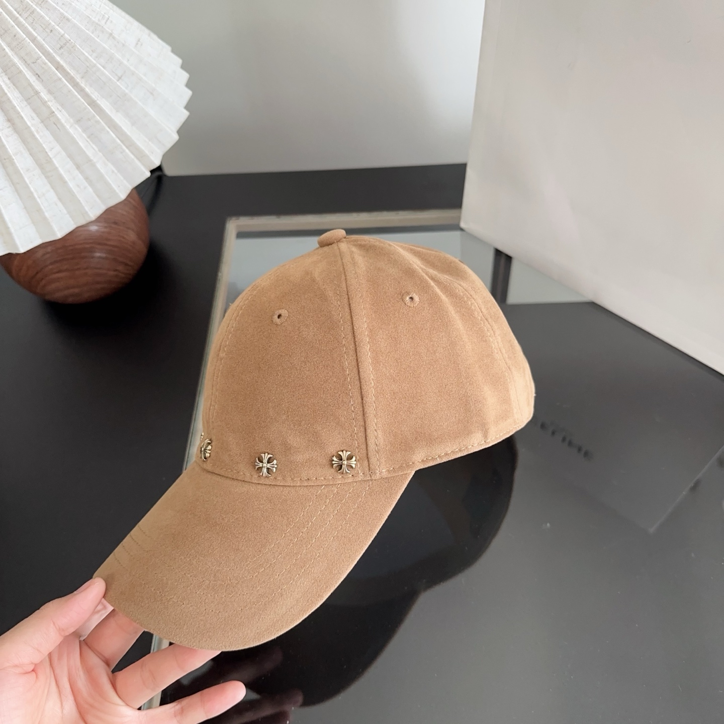 Chrome Hearts 克罗心💓早秋新款韩版时尚复古洗水棒球帽🧢鸭舌帽