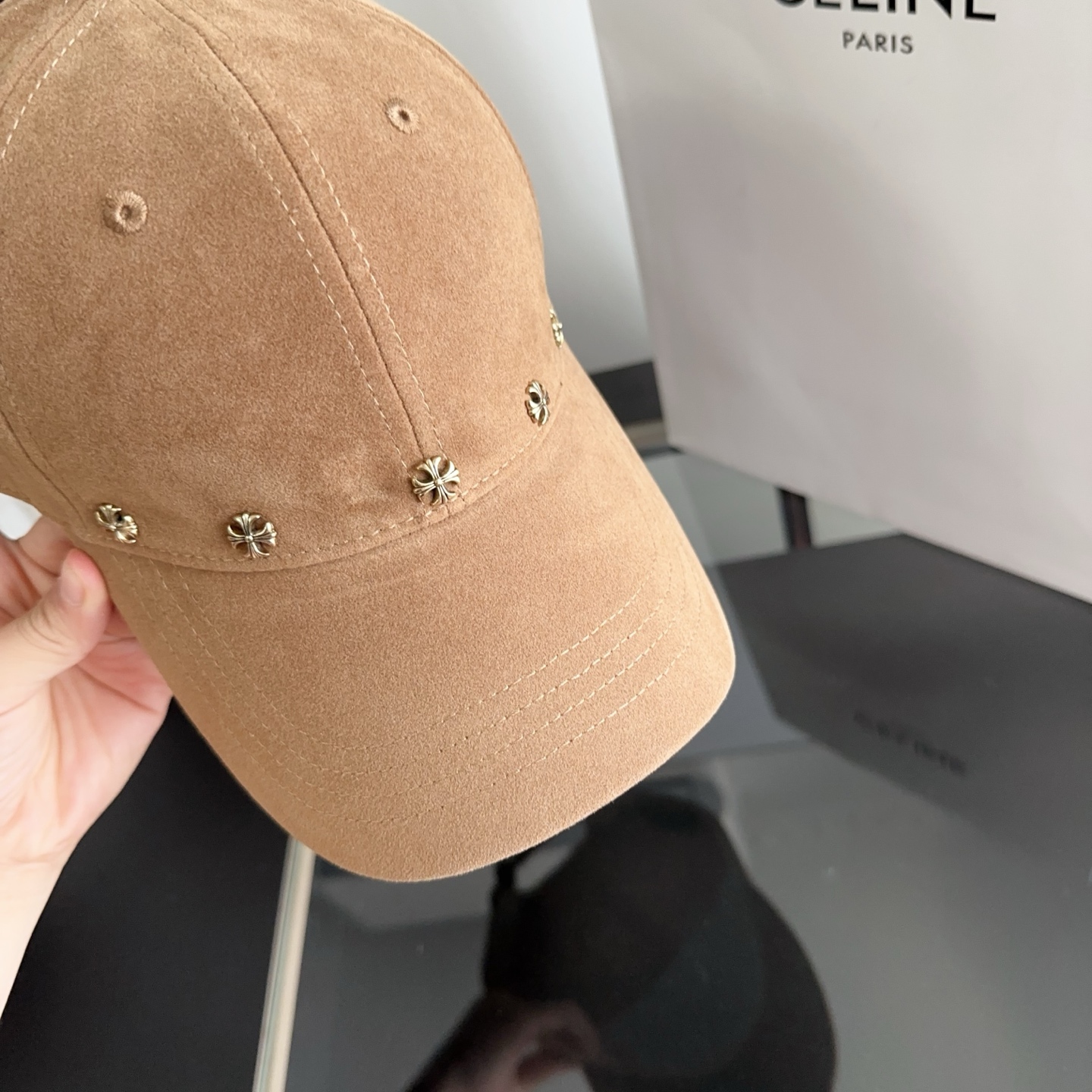 Chrome Hearts 克罗心💓早秋新款韩版时尚复古洗水棒球帽🧢鸭舌帽