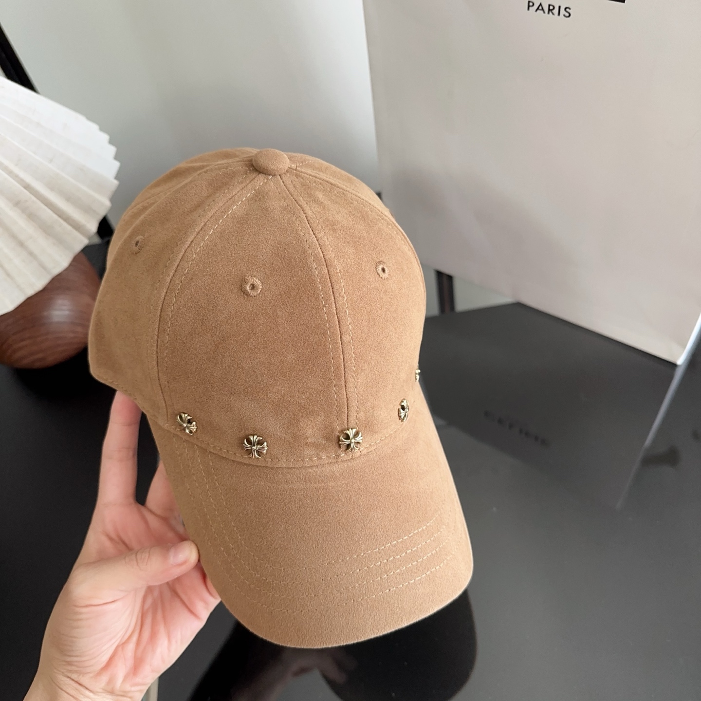 Chrome Hearts 克罗心💓早秋新款韩版时尚复古洗水棒球帽🧢鸭舌帽