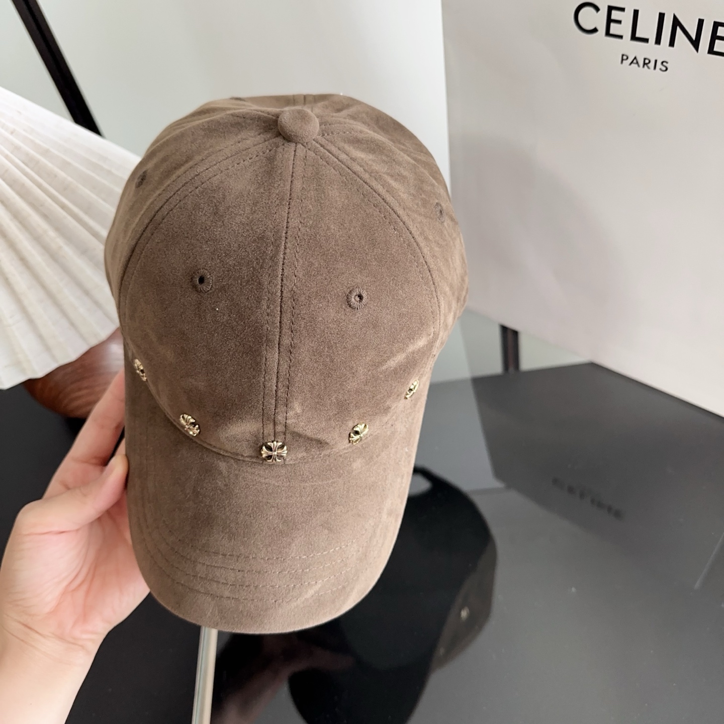 Chrome Hearts 克罗心💓早秋新款韩版时尚复古洗水棒球帽🧢鸭舌帽