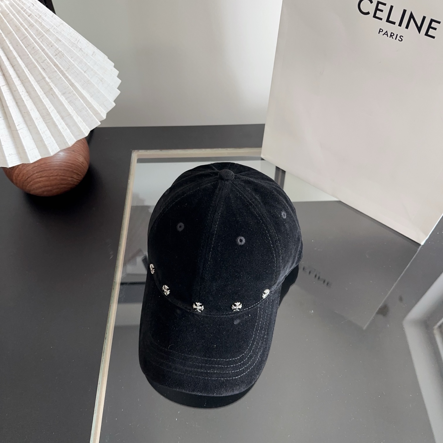 Chrome Hearts 克罗心💓早秋新款韩版时尚复古洗水棒球帽🧢鸭舌帽