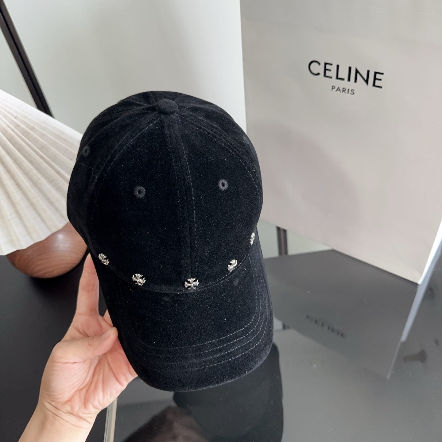 Chrome Hearts 克罗心💓早秋新款韩版时尚复古洗水棒球帽🧢鸭舌帽