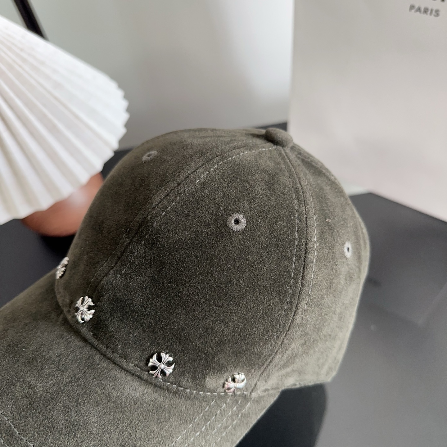 Chrome Hearts 克罗心💓早秋新款韩版时尚复古洗水棒球帽🧢鸭舌帽