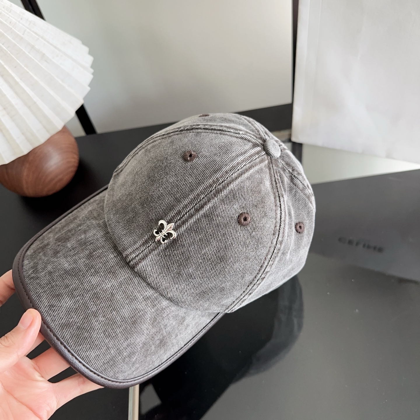 Chrome Hearts 克罗心💓早秋新款韩版时尚复古洗水棒球帽🧢鸭舌帽