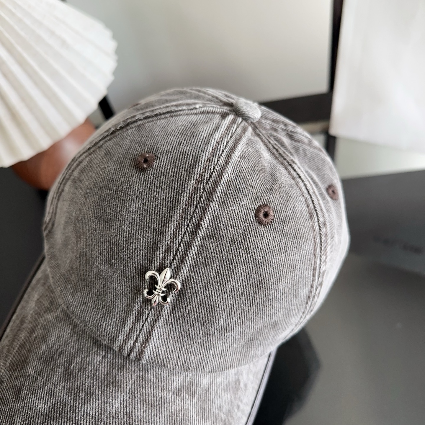 Chrome Hearts 克罗心💓早秋新款韩版时尚复古洗水棒球帽🧢鸭舌帽