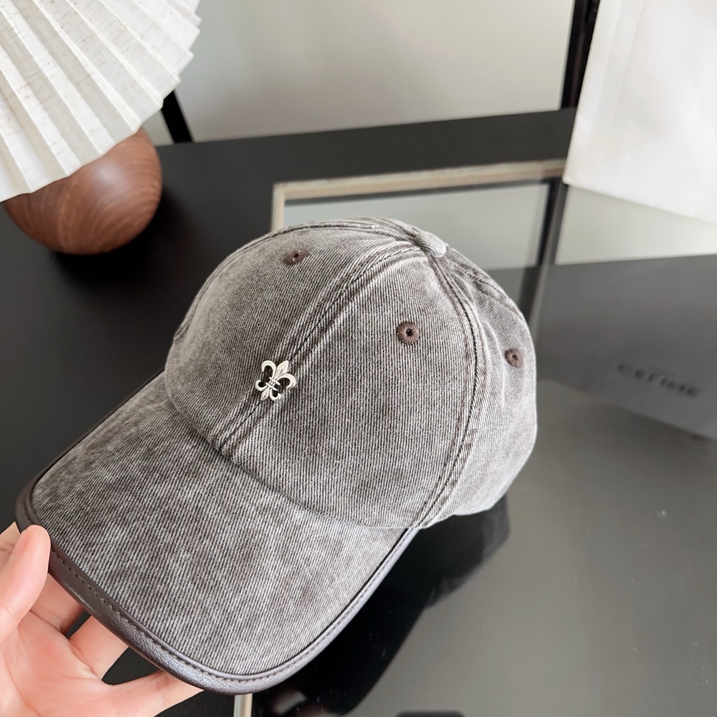 Chrome Hearts 克罗心💓早秋新款韩版时尚复古洗水棒球帽🧢鸭舌帽