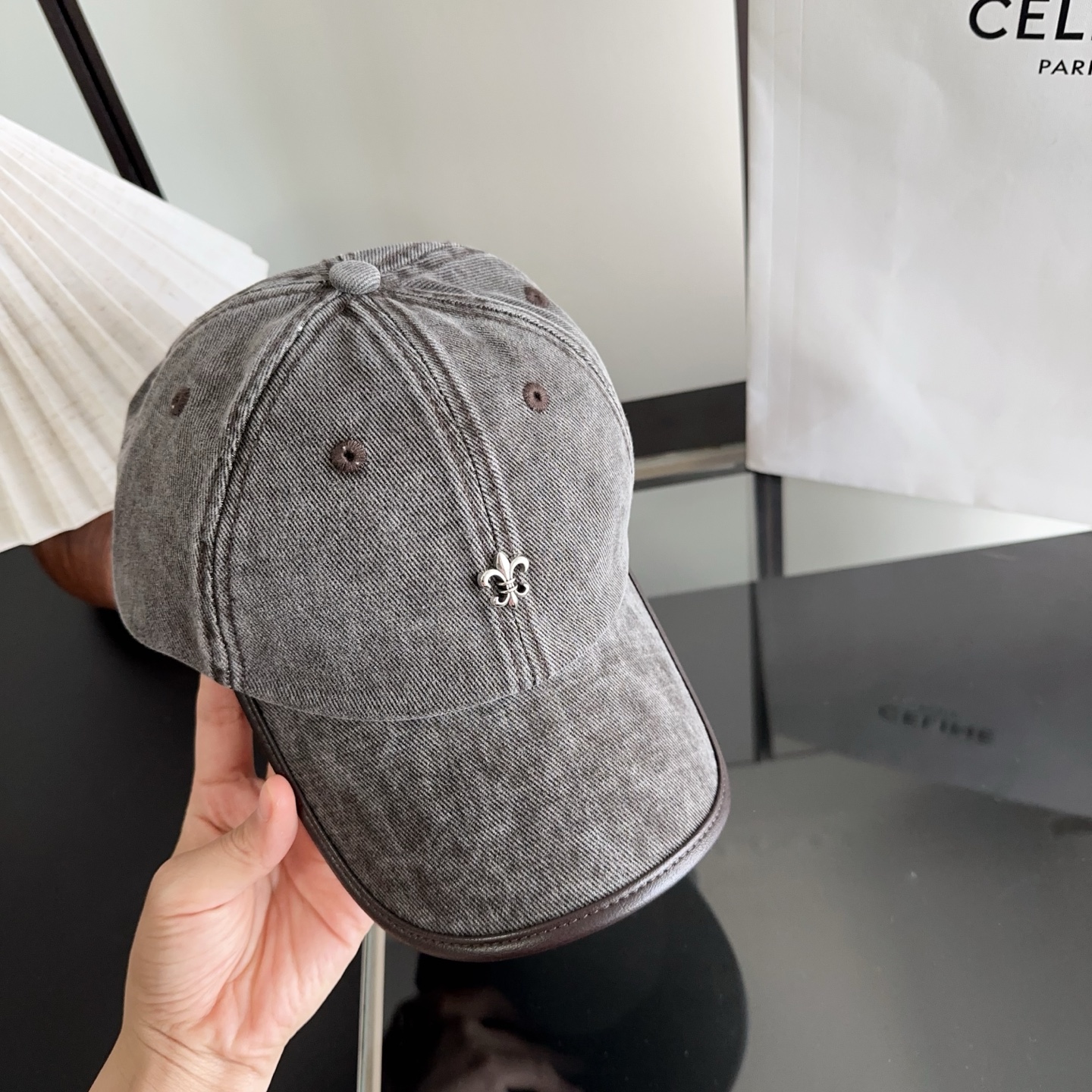 Chrome Hearts 克罗心💓早秋新款韩版时尚复古洗水棒球帽🧢鸭舌帽