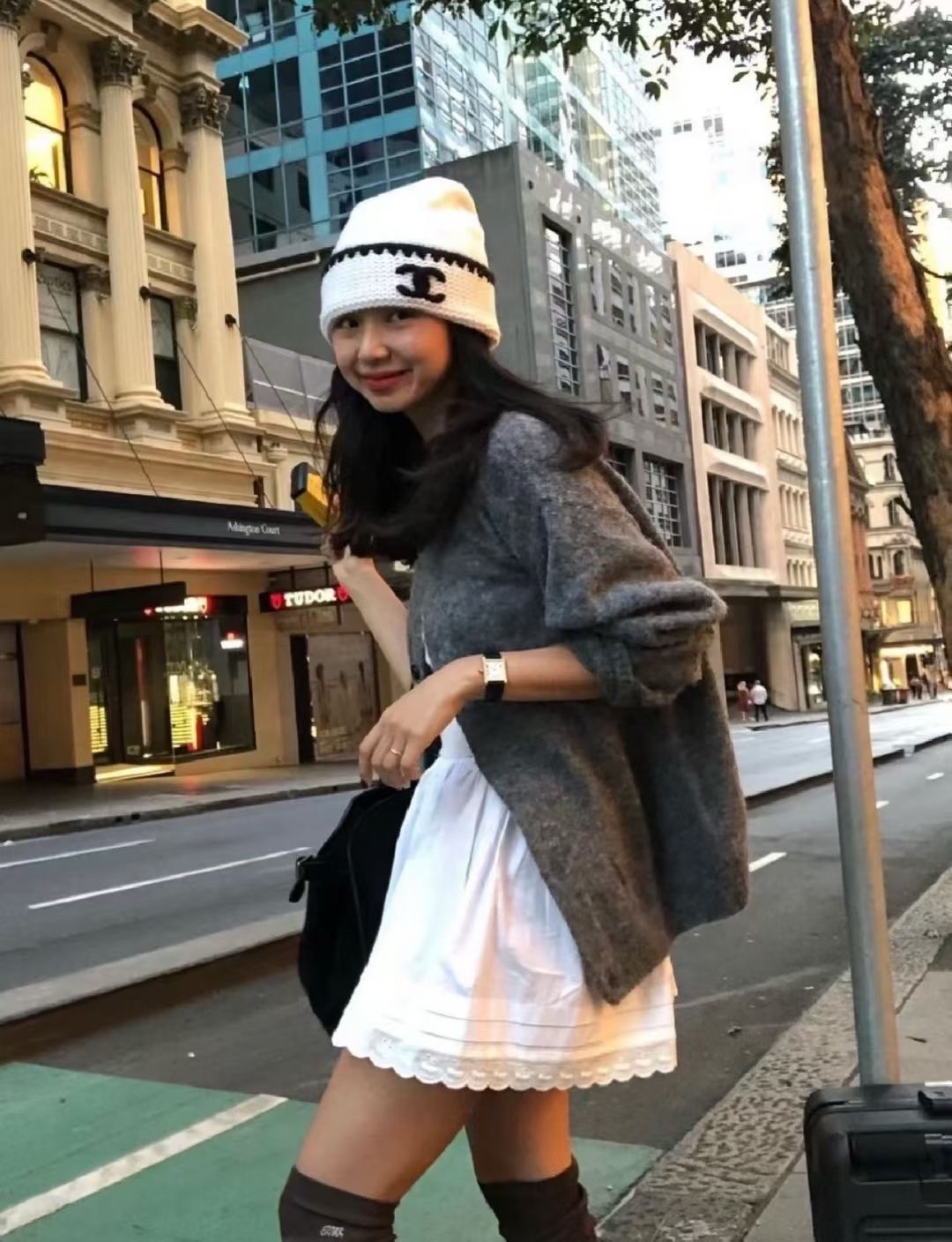Chane* 对版货 秋冬爆款针织帽！ 各网红同款 ins 小红书博主同款〰️ 含羊毛材质  秋冬必备  均码