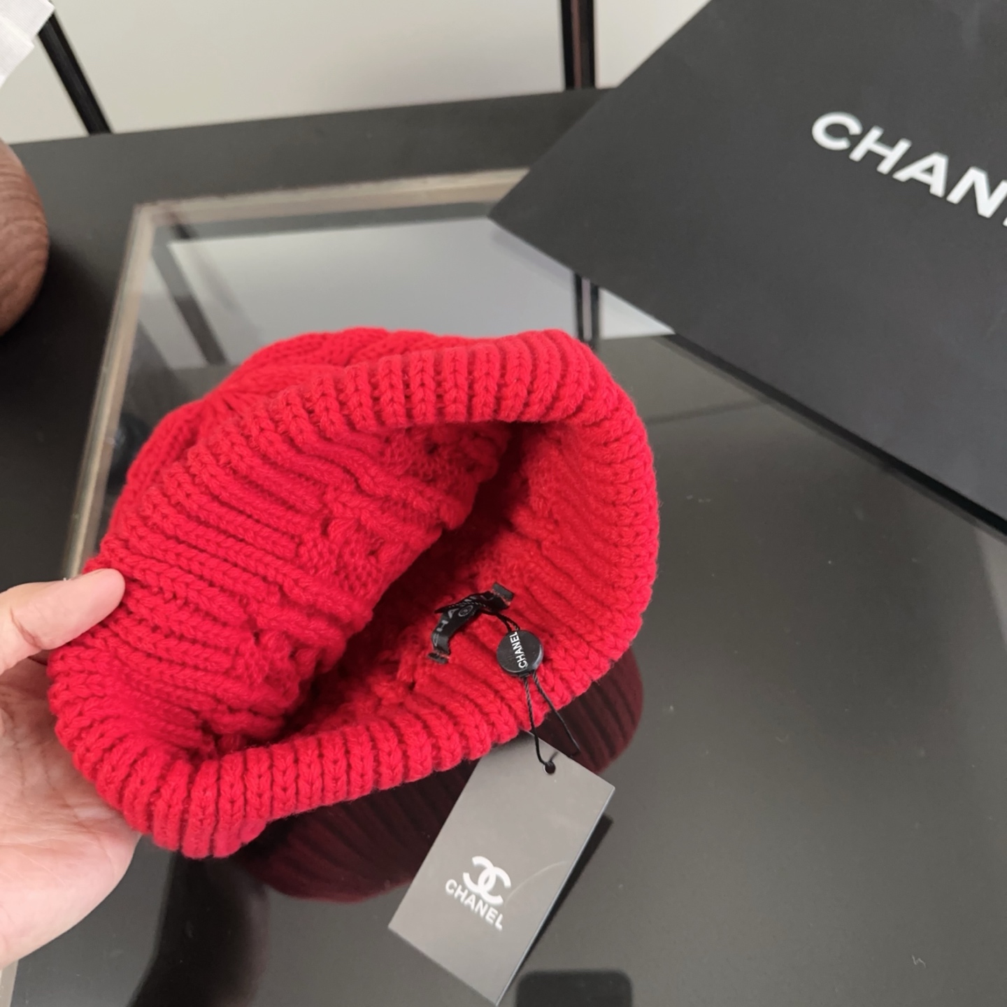 Chane* 对版货 秋冬爆款针织帽！ 各网红同款 ins 小红书博主同款〰️ 含羊毛材质  秋冬必备  均码