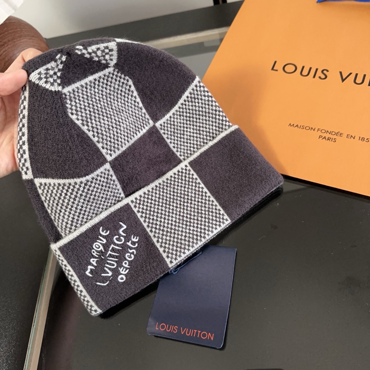 LV 路易威登 秋冬新款毛线帽，男女款针织帽，