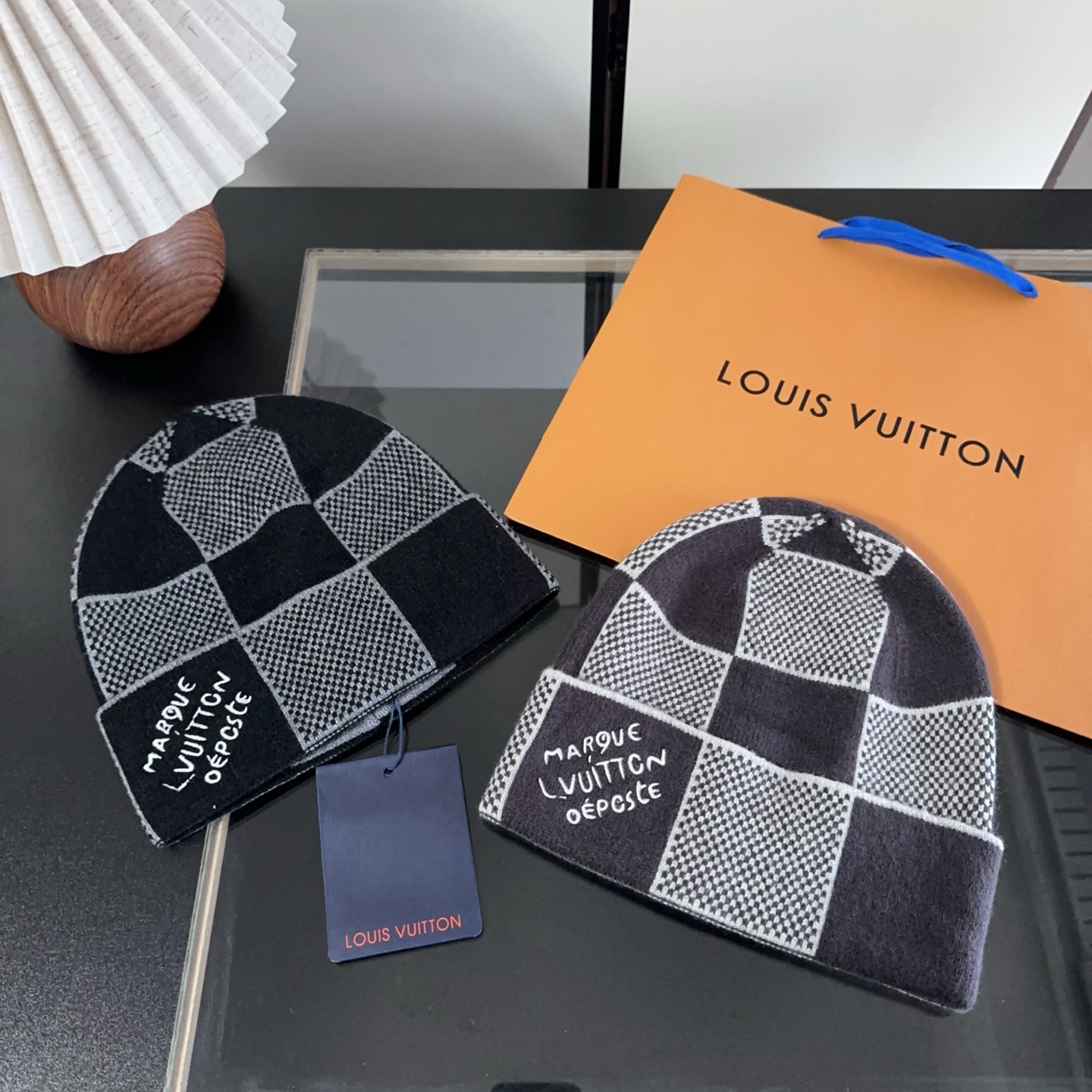 LV 路易威登 秋冬新款毛线帽，男女款针织帽，