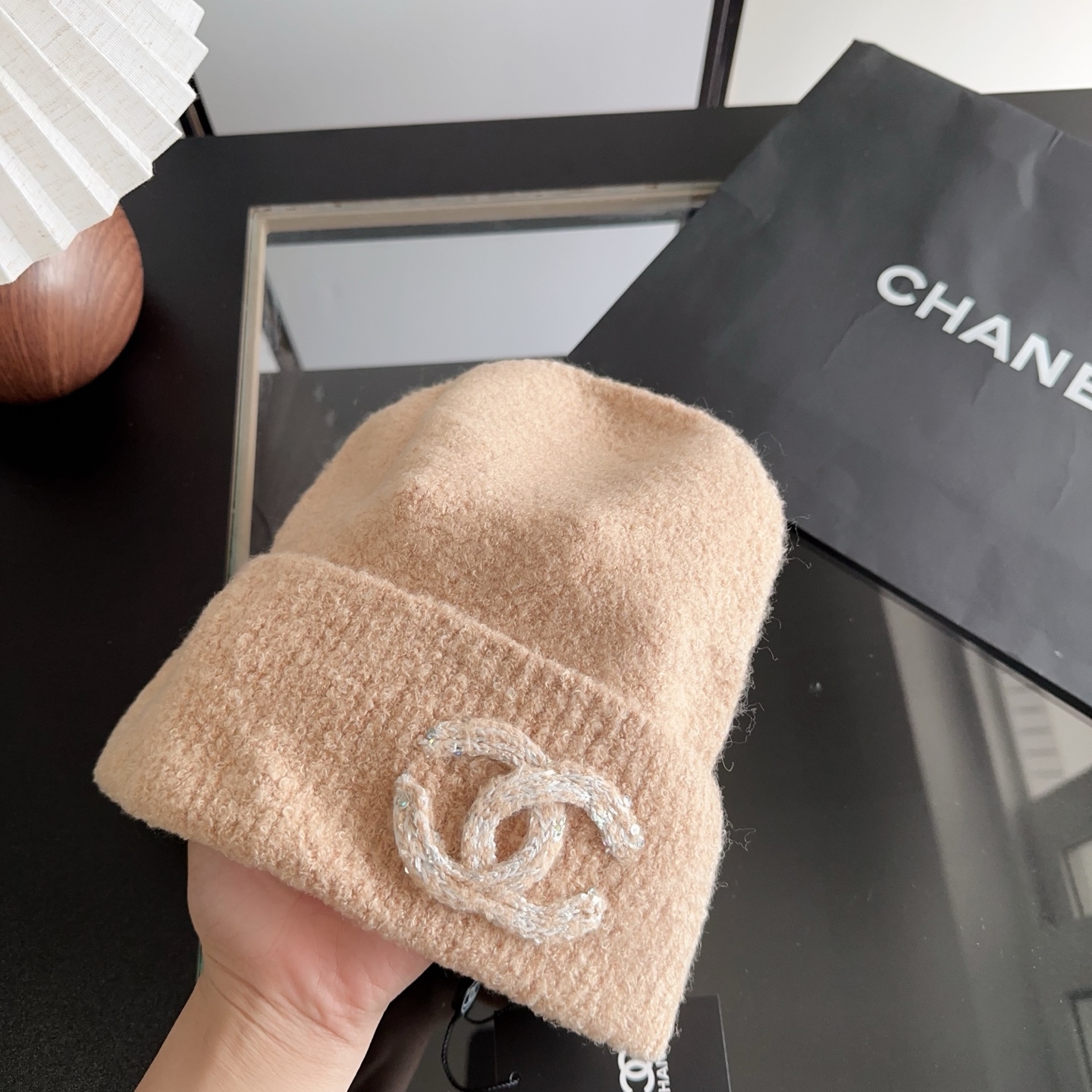 Chane* 对版货 秋冬爆款针织帽！ 各网红同款 ins 小红书博主同款〰️ 含羊毛材质  秋冬必备  均码