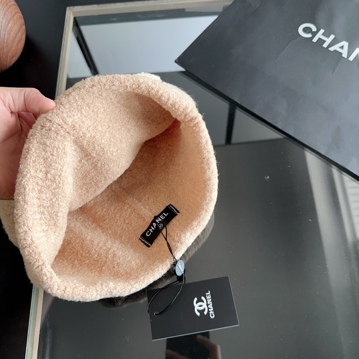 Chane* 对版货 秋冬爆款针织帽！ 各网红同款 ins 小红书博主同款〰️ 含羊毛材质  秋冬必备  均码