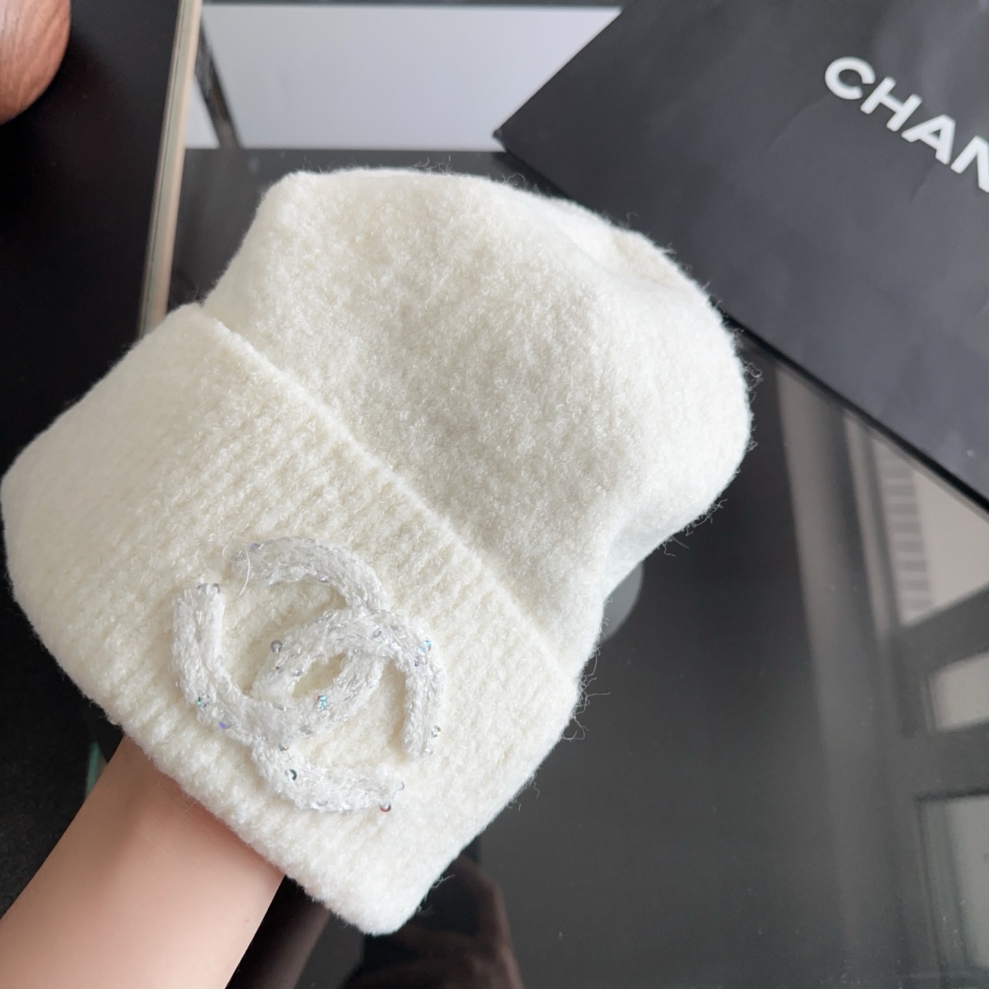 Chane* 对版货 秋冬爆款针织帽！ 各网红同款 ins 小红书博主同款〰️ 含羊毛材质  秋冬必备  均码