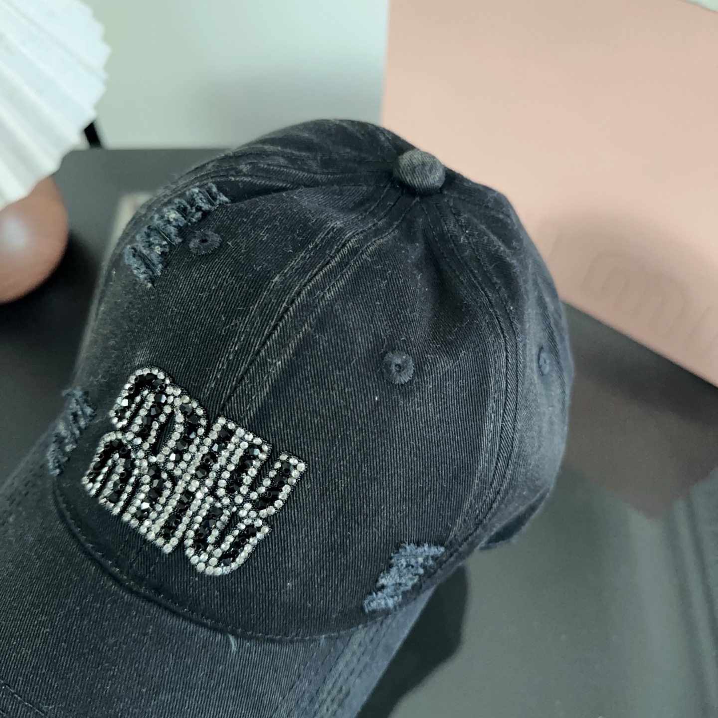 miumiu 缪缪秋冬新品棒球帽 原单正品开模订制，原版做工细致质量超赞！