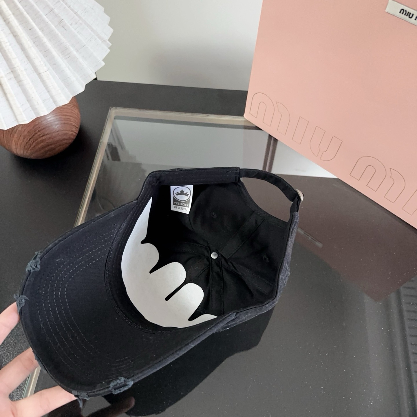 miumiu 缪缪秋冬新品棒球帽 原单正品开模订制，原版做工细致质量超赞！
