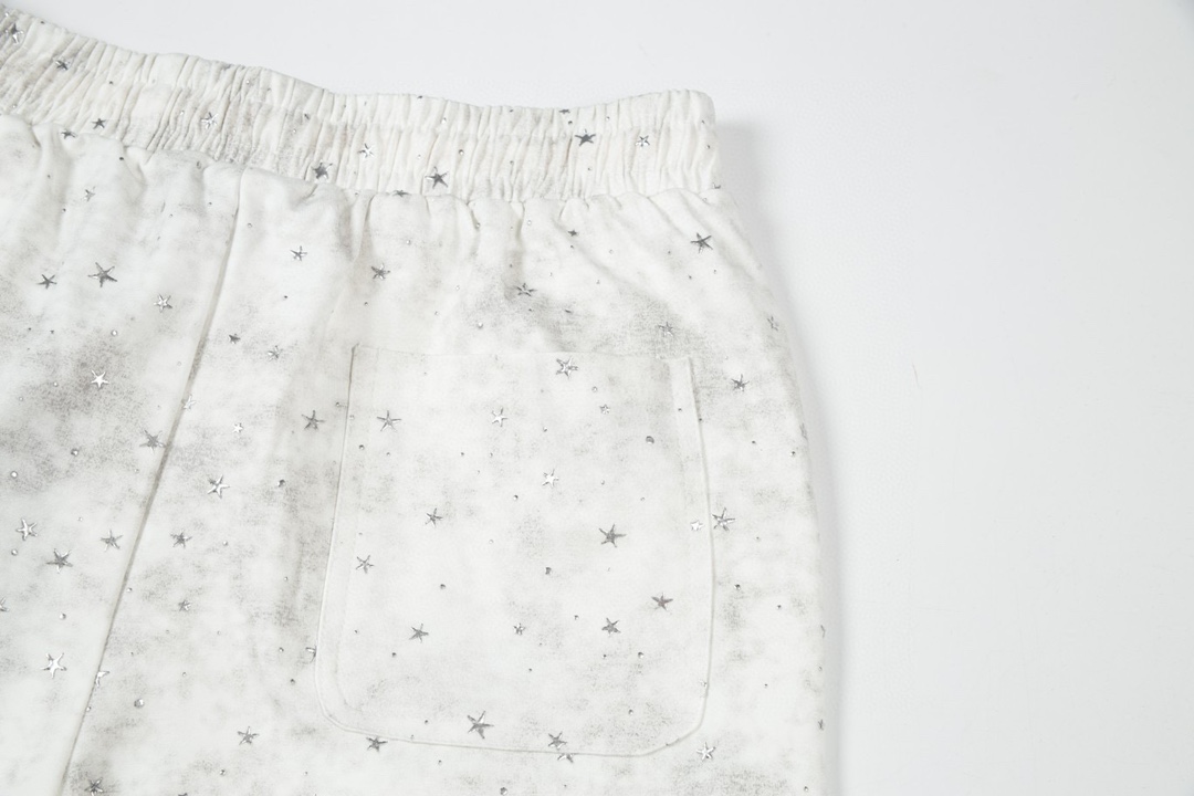 Givenchy-Vanch Extinction Star Logo Sports Shorts for Spring/Summer 2024. Sizes M-4XL, Black/White. - 图片 5