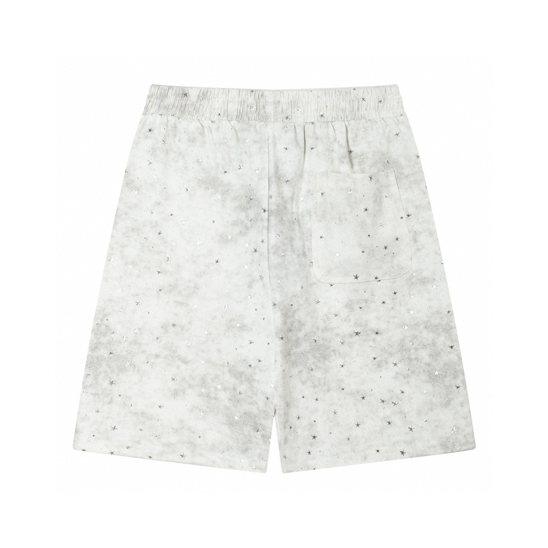 Givenchy-Vanch Extinction Star Logo Sports Shorts for Spring/Summer 2024. Sizes M-4XL, Black/White. - 图片 2