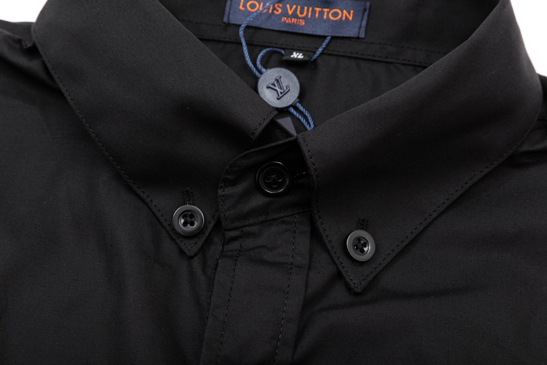 Louis Vuitton 2024 Spring/Summer Short Shirt with Yellow Logo Pattern, Sizes M-3XL - 图片 4