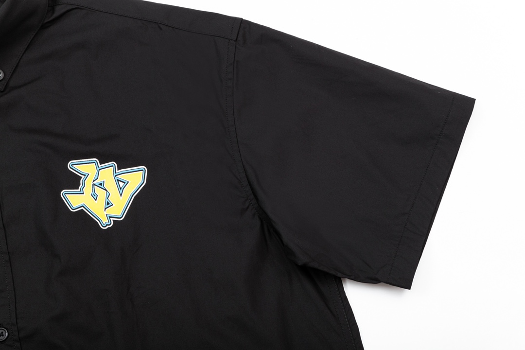 Louis Vuitton 2024 Spring/Summer Short Shirt with Yellow Logo Pattern, Sizes M-3XL - 图片 7