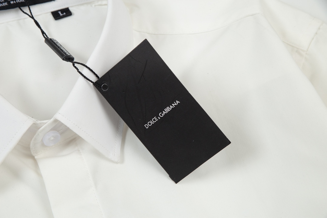 Dugarban Spring/Summer 2024 Extinction Collection: Edible DG Logo Leisure Shirt in Black/White - 图片 8