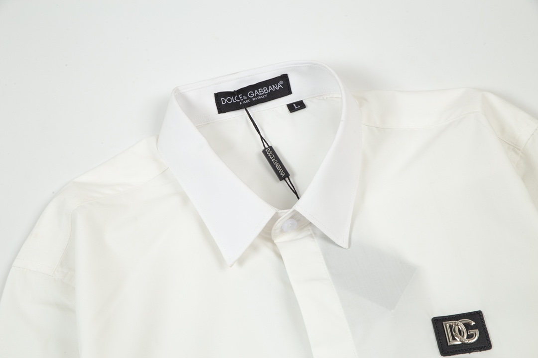 Dugarban Spring/Summer 2024 Extinction Collection: Edible DG Logo Leisure Shirt in Black/White - 图片 3