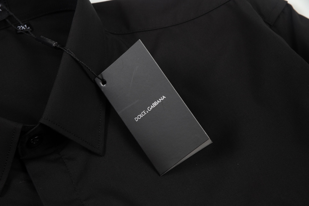 2024 New Dougaban DG Logo Air-Recreation Shirt Collection in Black and White, Sizes M-3XL - 图片 8