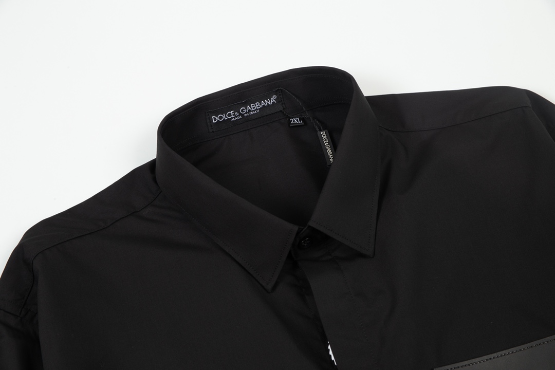 2024 New Dougaban DG Logo Air-Recreation Shirt Collection in Black and White, Sizes M-3XL - 图片 3
