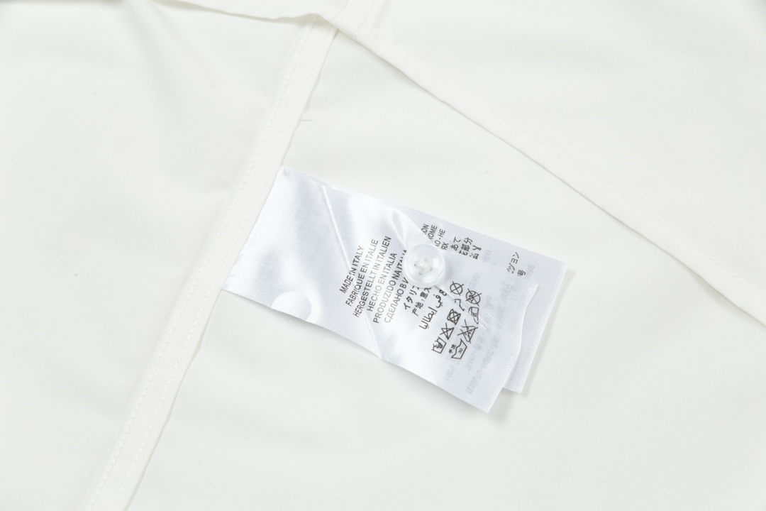 2024 Spring/Summer CJCR Extinction Di* Shirt: Fine Embroidery, Classic Logo, M-3XL, Black/White. - 图片 9