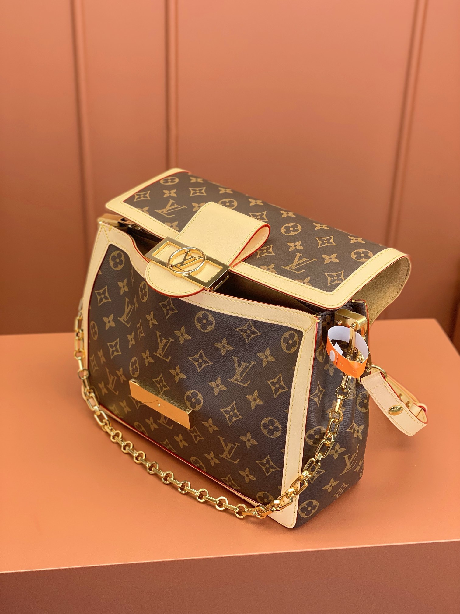 特级MB芯片版原厂皮DAUPHINESOFT大号手袋型号M47149材料A级全钢五金进口原厂面料包装全套