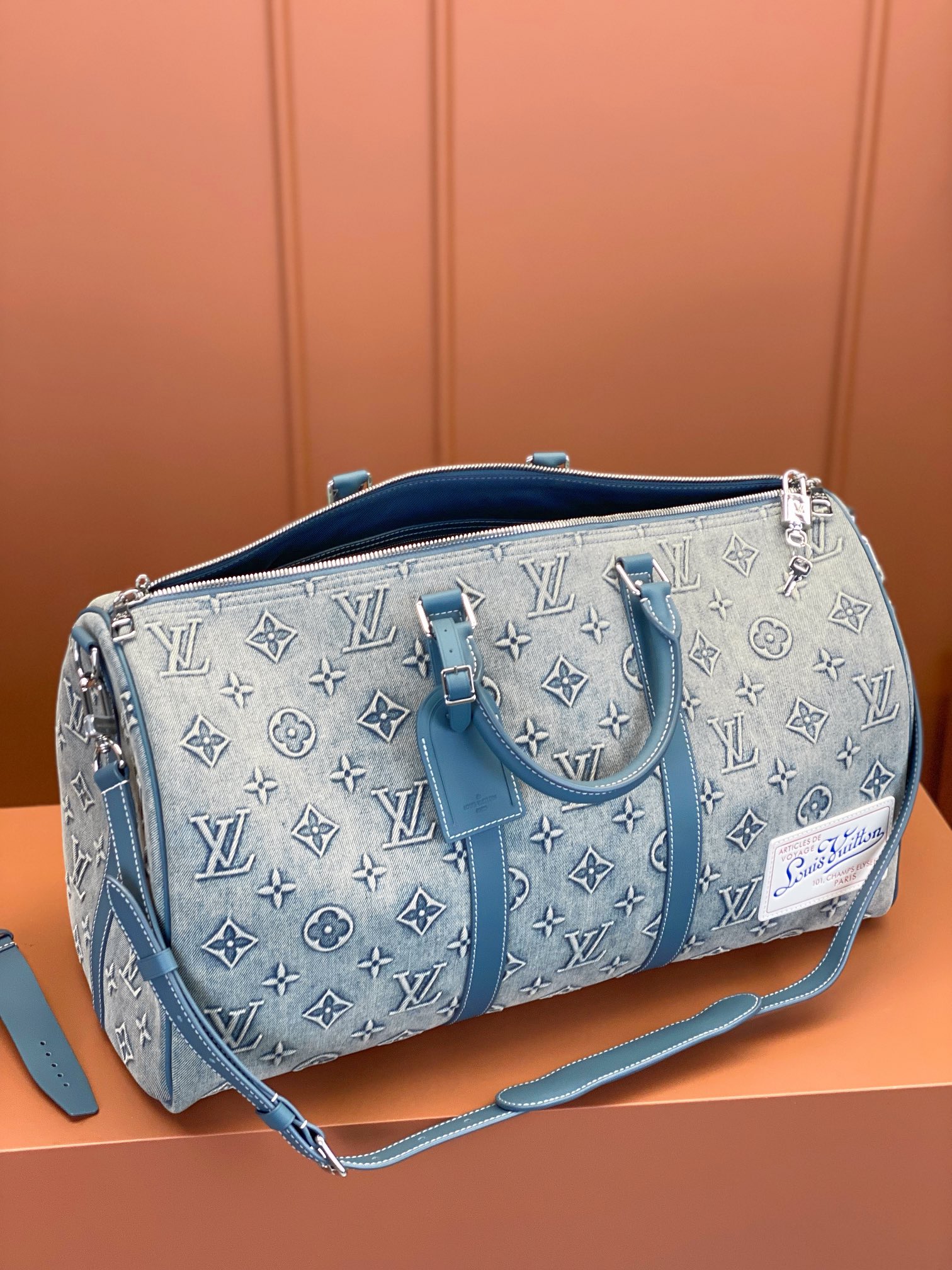 特级MB芯片版原厂皮KEEPALLBANDOULIÈRE50旅行袋型号M22532材料A级全钢五金进口原