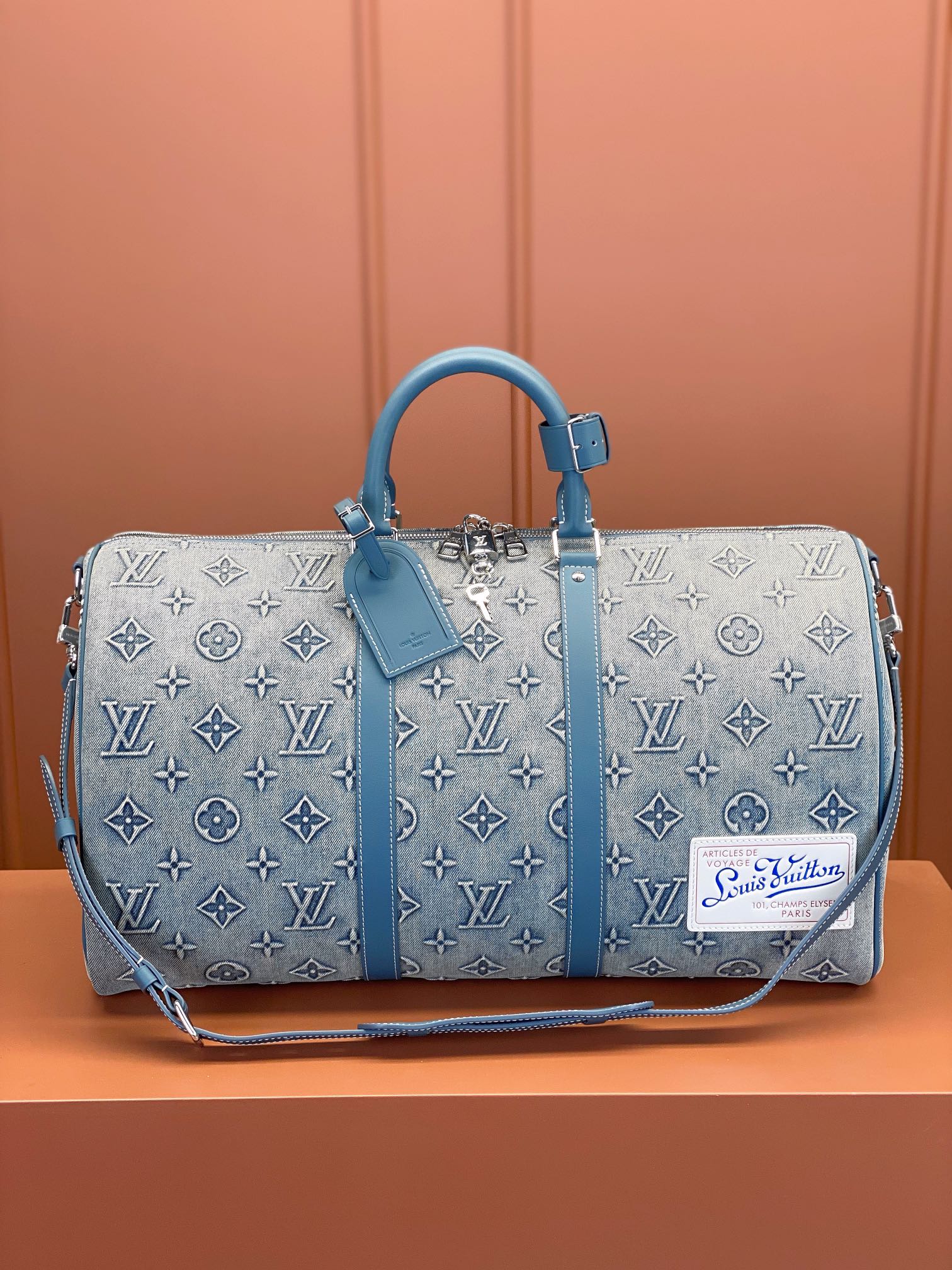 特级MB芯片版原厂皮KEEPALLBANDOULIÈRE50旅行袋型号M22532材料A级全钢五金进口原