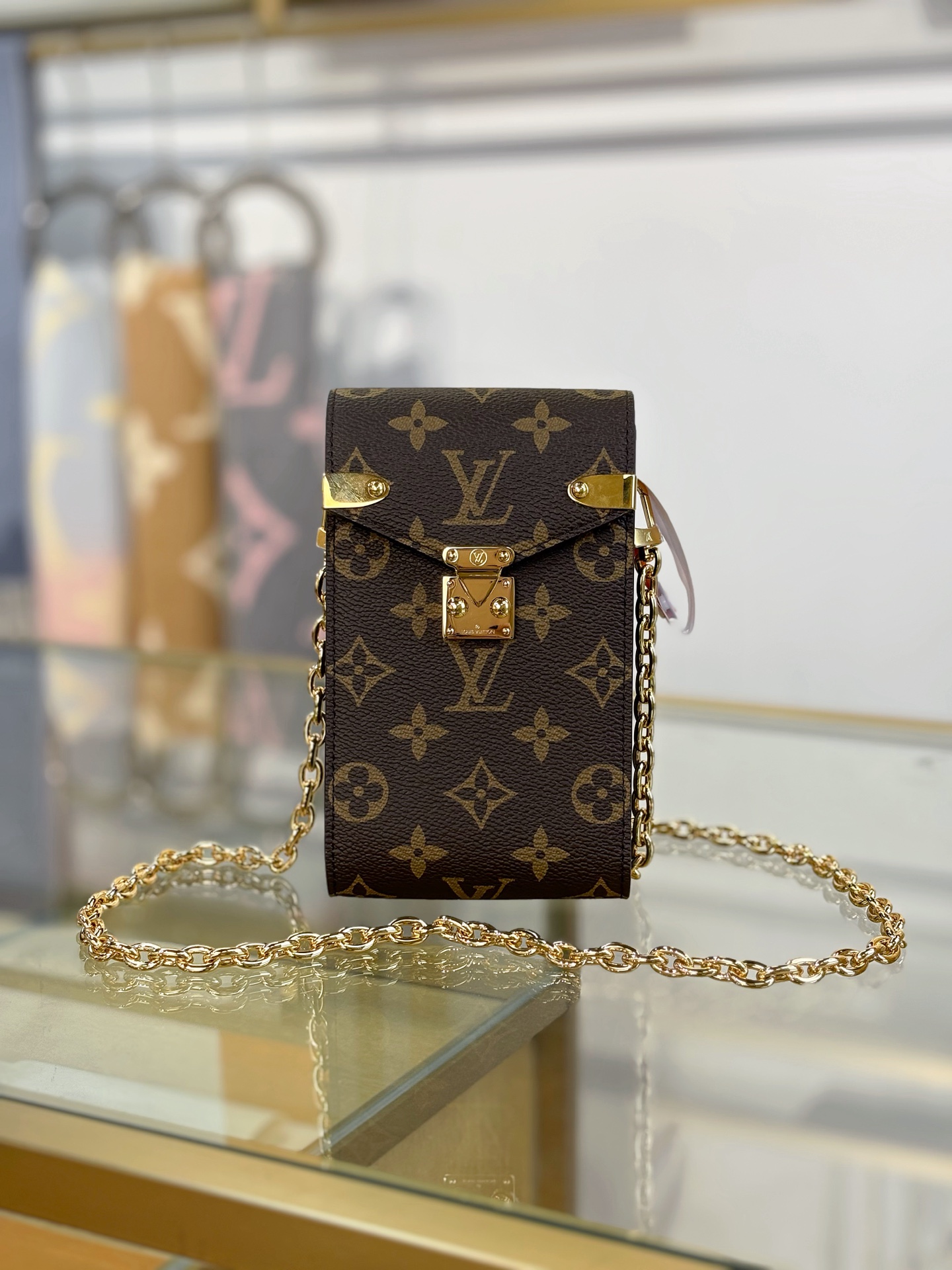 Louis Vuitton MÉTIS Telefoon Tas - Iconische Monogram Stijl met Gouden Hardware