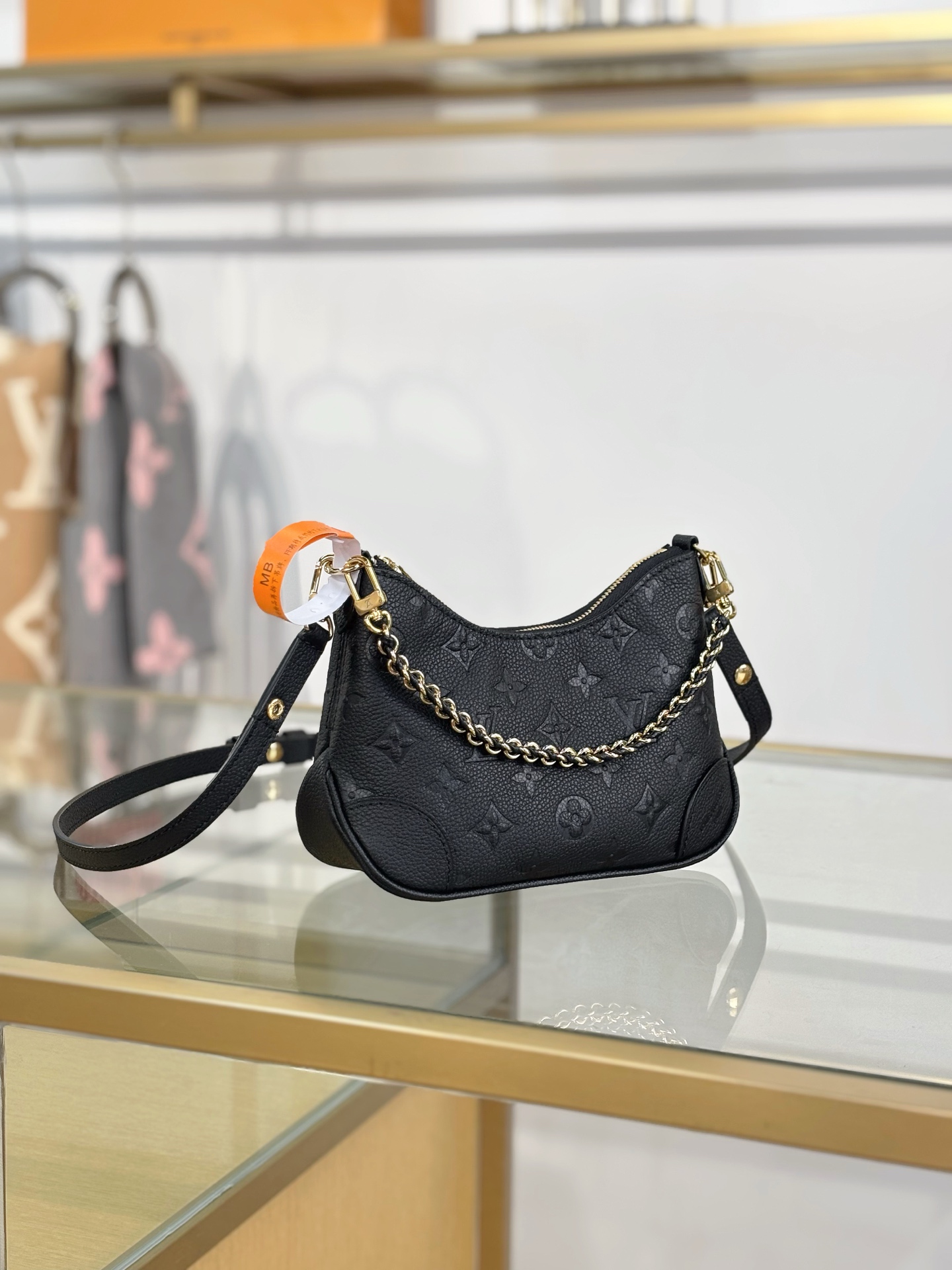 【特级MB163c芯片版原厂皮】 NANO BOULOGNE 手袋 型号：M28427黑色 材料：A级全钢五金，进口原厂
