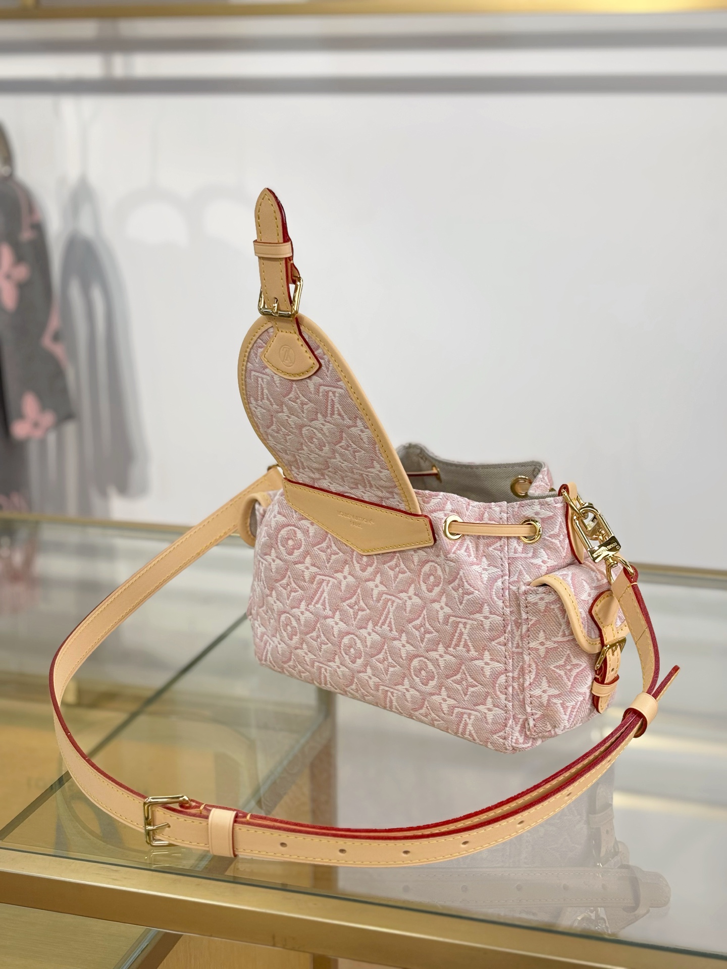 【特级MB动态163c芯片版原厂皮】 ODYSSÉE 小号手袋 型号：M29974粉色 材料：A级全钢五金，进口原厂面料