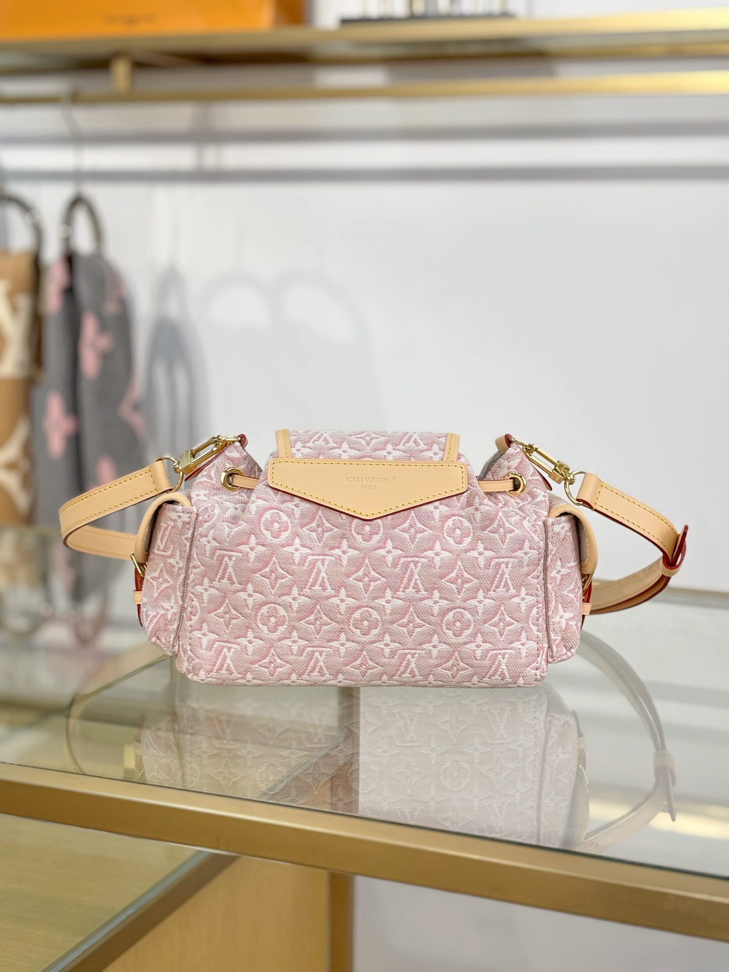 【特级MB动态163c芯片版原厂皮】 ODYSSÉE 小号手袋 型号：M29974粉色 材料：A级全钢五金，进口原厂面料