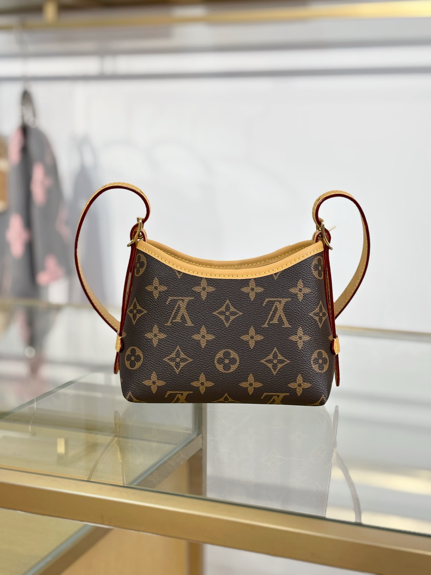 【特级MB163c芯片版原厂皮】 NANO CARRYALL 手袋 型号：M2A711老花 材料：A级全钢五金，进口原厂