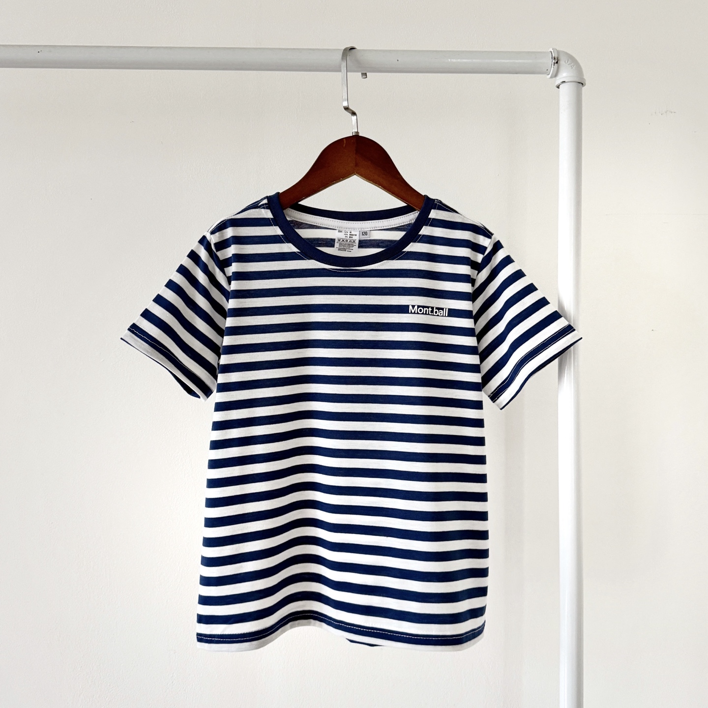 Venta rápida 69.9@una camiseta de rayas mont. Tallas 120-170. Colores: rosa, verde, azul real, azul marino. Tejido: mez…