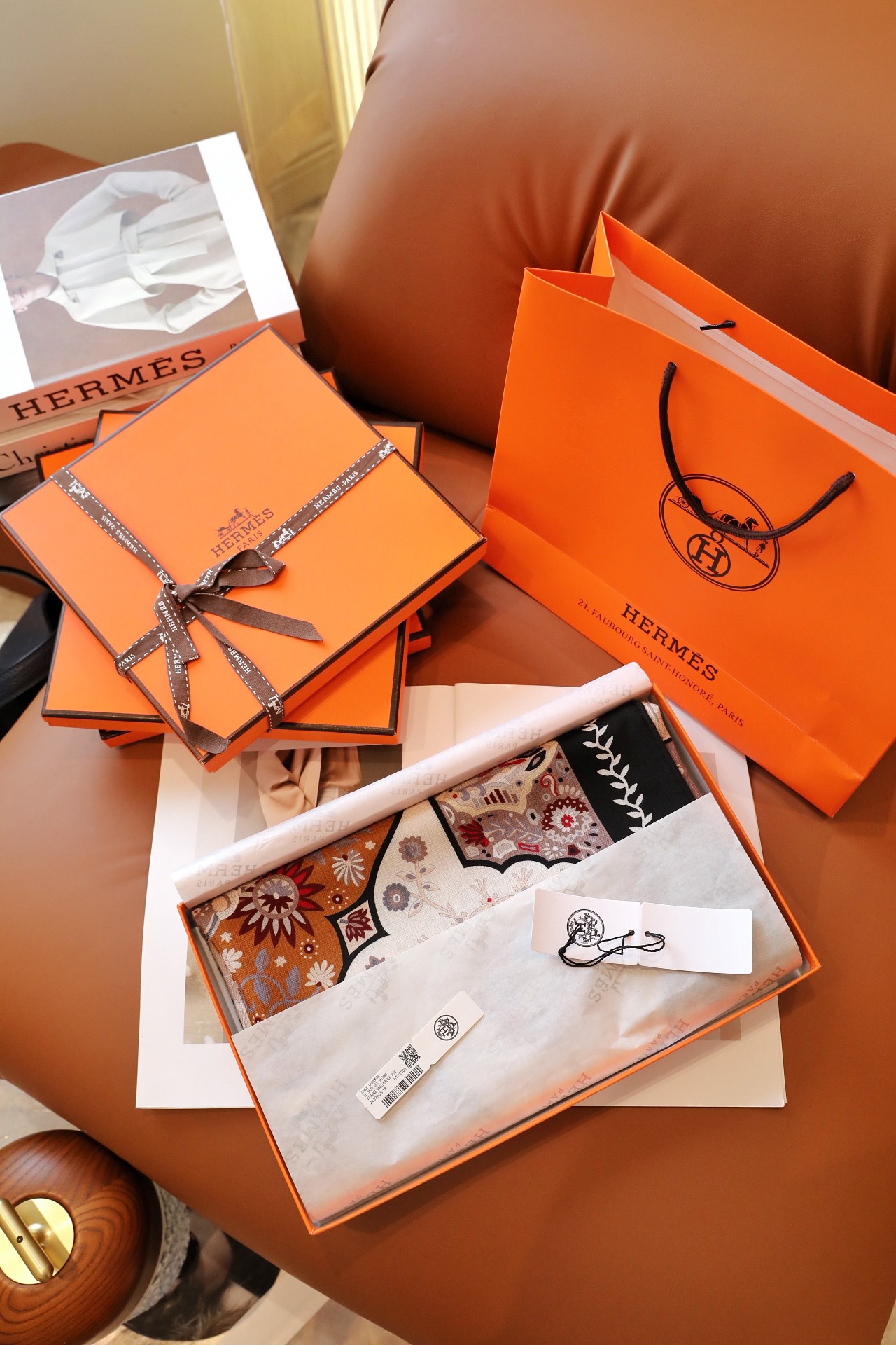 Hermes Sciarpa Cashmere Seta