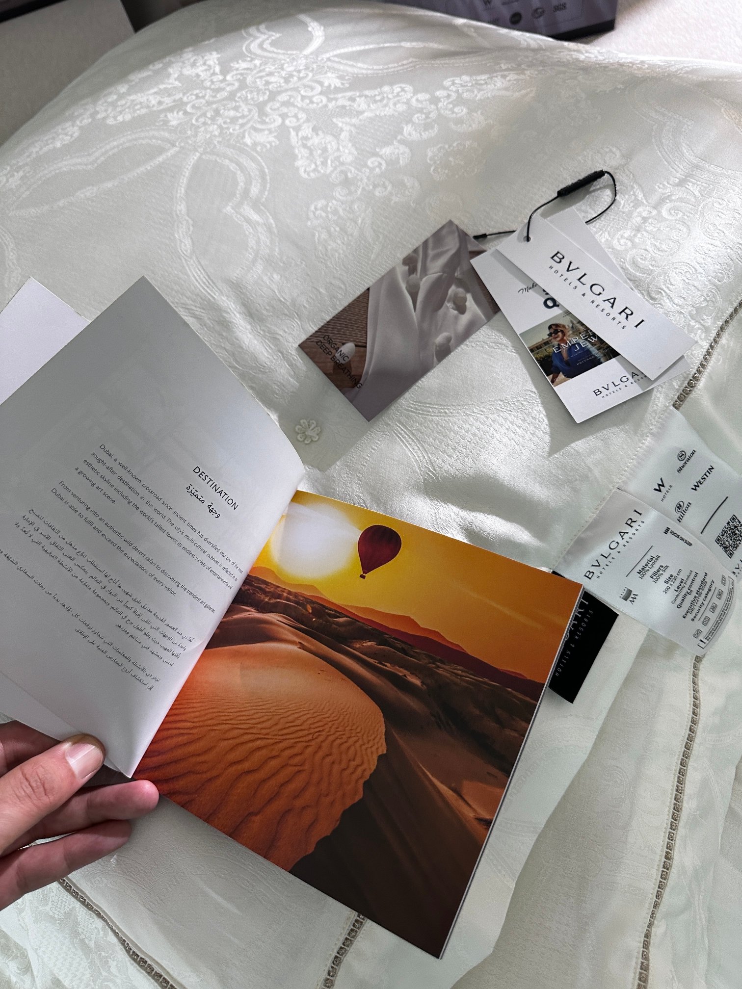 Identical to the model featured at the Bulgari Hotel Dubai, each duvet - Comprehensive 2