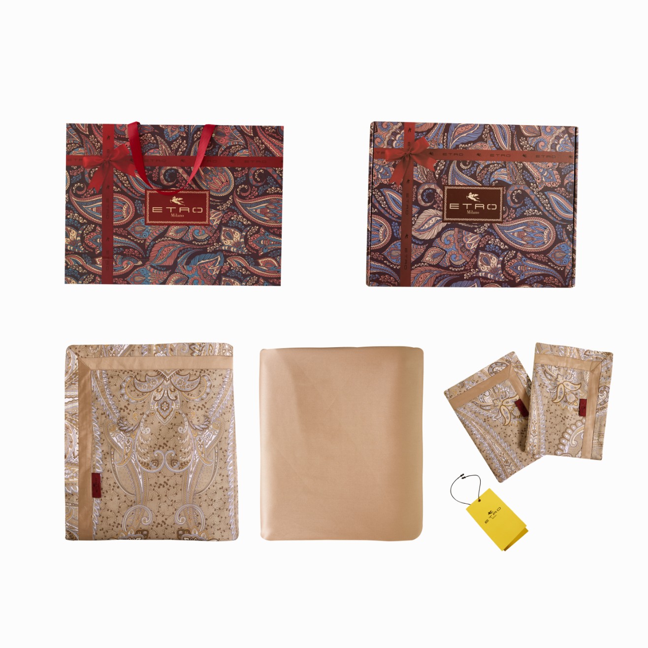 Combed Long-Staple Cotton Four-Piece Bedding Set - Comprehensive