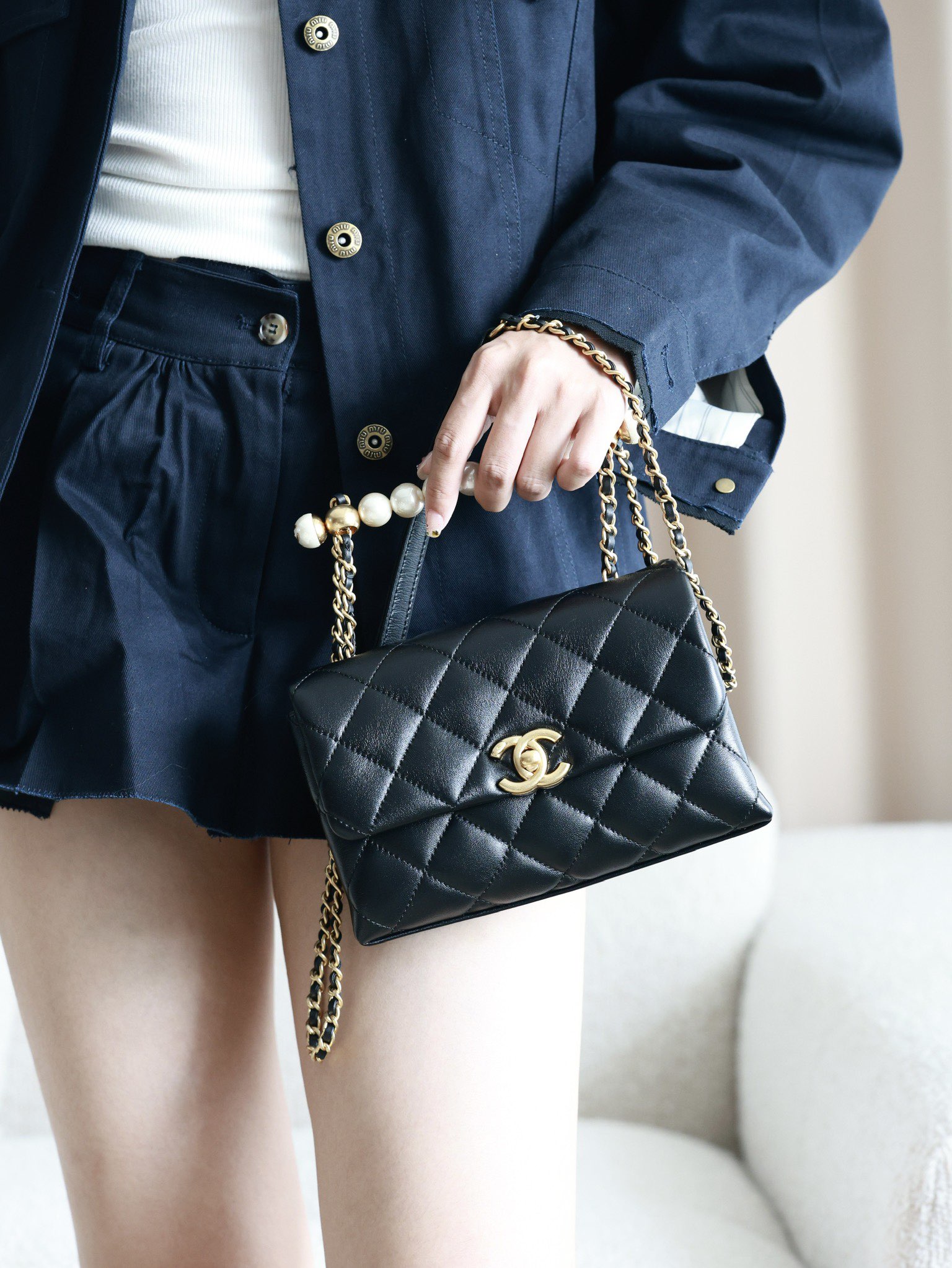 Chanel Classic Handcrafted Luxury Leather Shoulder Bag Ref.15AF968C 5