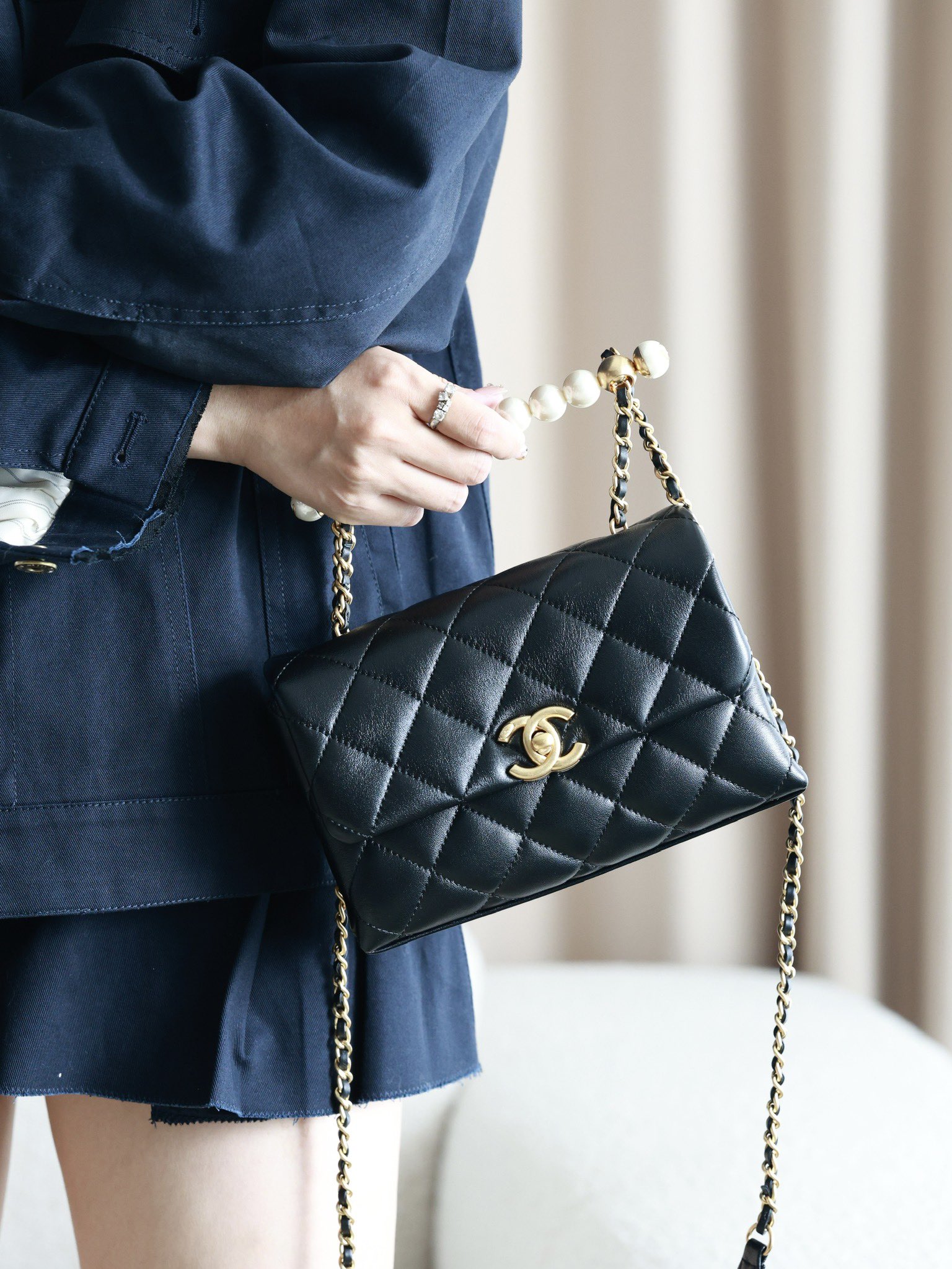 Chanel Classic Handcrafted Luxury Leather Shoulder Bag Ref.15AF968C 7